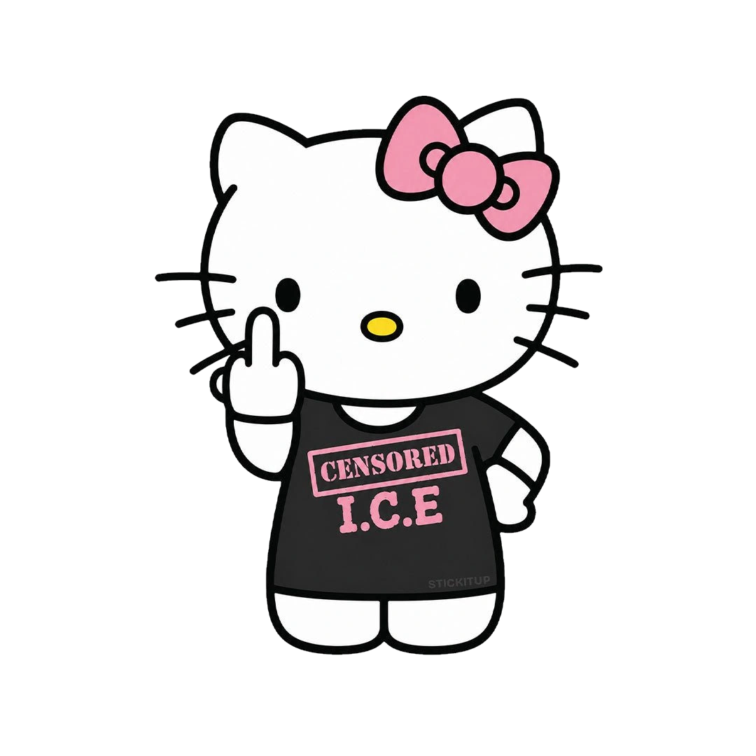 Cute Cat Censored Sticker